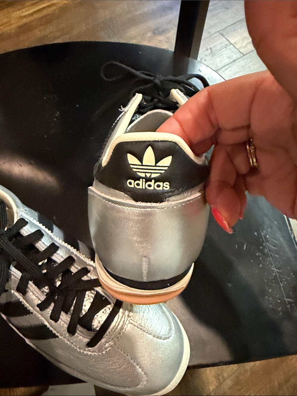 Adidas Originals SL 72 OG SilverMetallic/Core Black 9 Retro-Chic Sporty - Picture 9 of 10